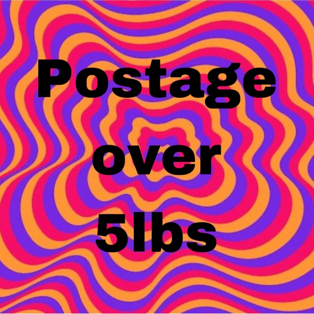 Extra Postage For Over 5lbs